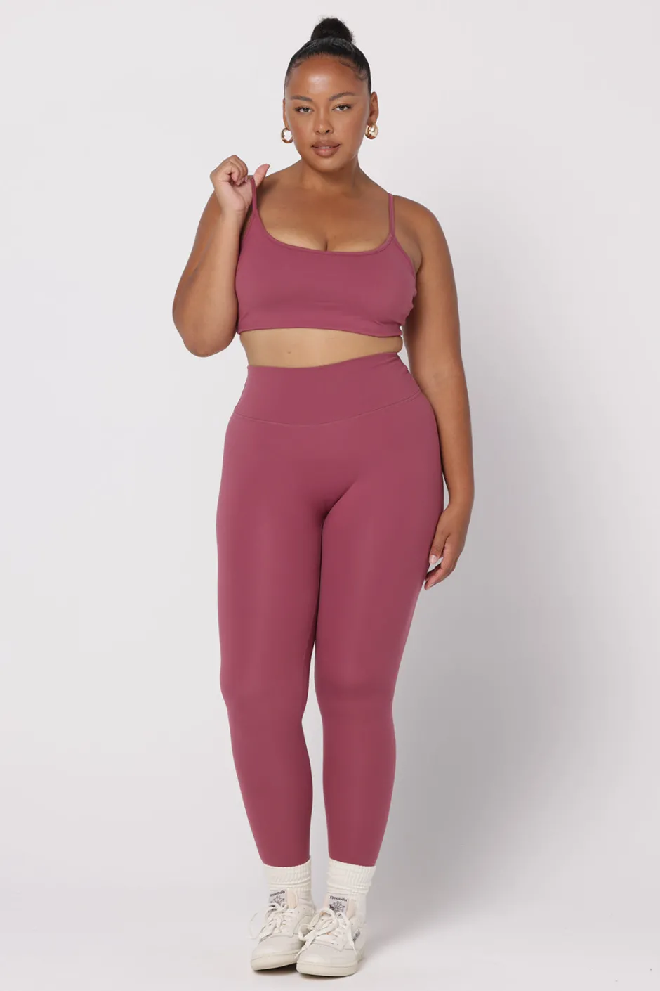 SASKI Bottom & Leggings | Core Leggings | Burgundy