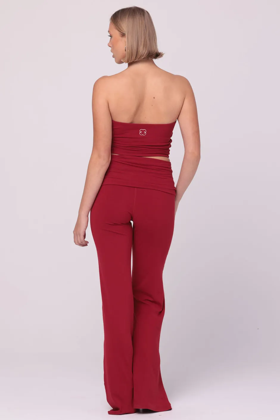 SASKI Bottom & Leggings | Lounge Yoga Pants | Cherry